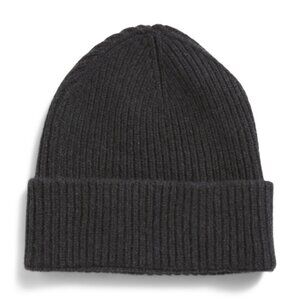 NEW TESMA Made In Italy Recycled Cashmere And Wool Blend Ribbed Beanie 1025 2m1